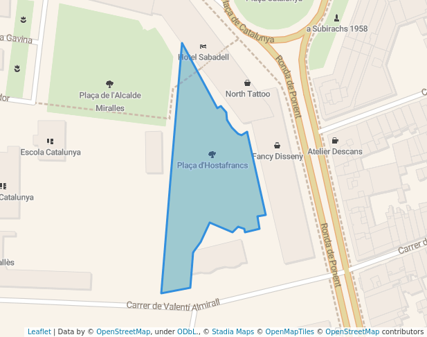 Plaça d'Hostafrancs