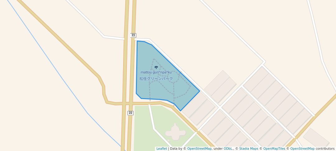 walking in 松任グリーンパーク map in Hakusan