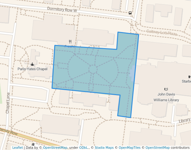 walking in Quad map in University