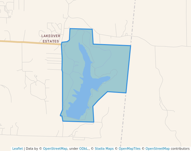 walking in Lake Lowndes State Park map in Columbus