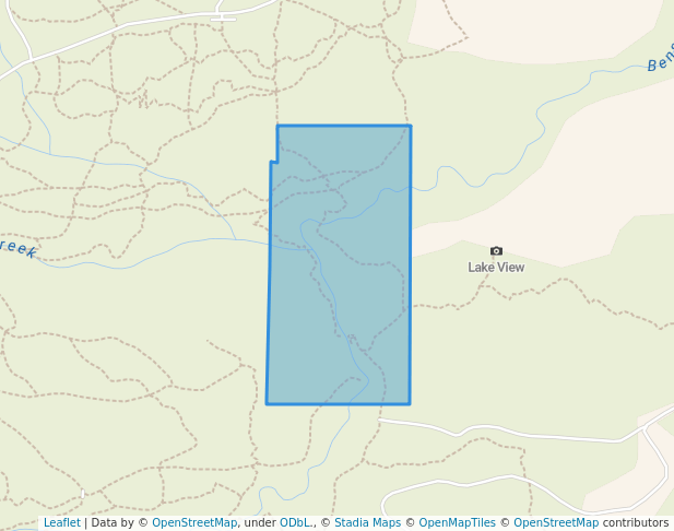 Benson Creek Falls Regional Park