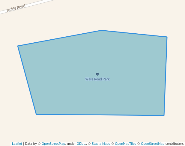 walking in Ware Road Park map in Lantzville