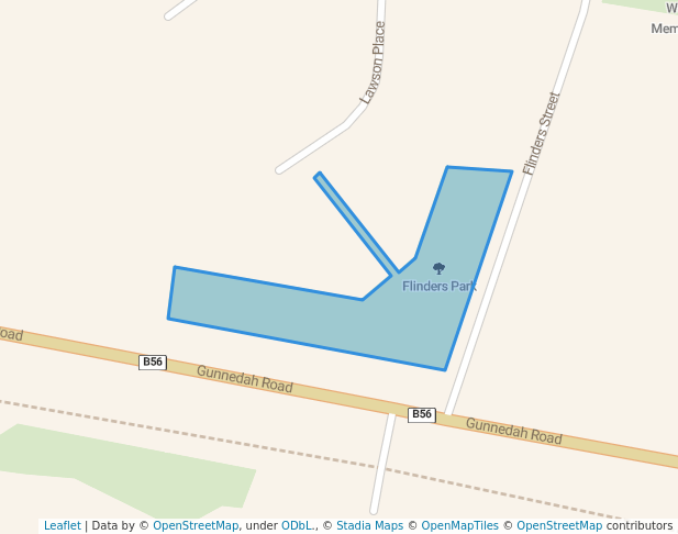 walking in Flinders Park map in Westdale