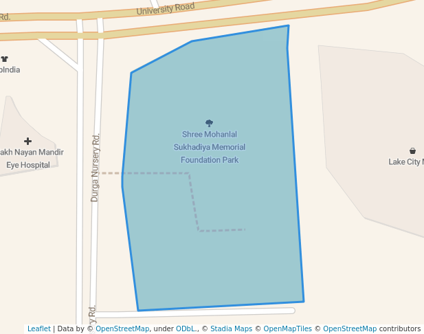 Shree Mohanlal Sukhadiya Memorial Foundation Park