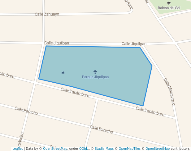 walking in Parque Jiquilpan map in Ciudad Juárez
