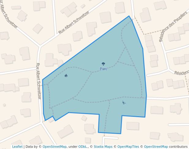 walking in Parc map in Schweighouse-sur-Moder
