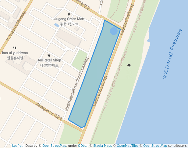 신안동 강변 공원