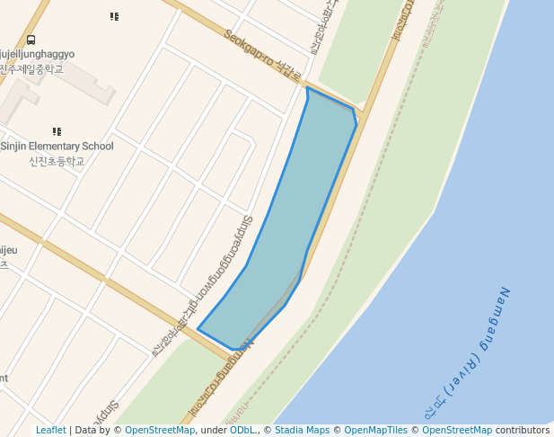 평거동 강변 공원