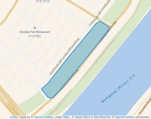 평거동 강변 공원