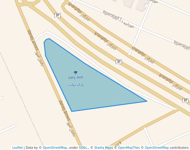 walking in پارک دولت map in Andimeshk