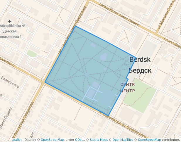 Городской парк культуры и отдыха имени Горького