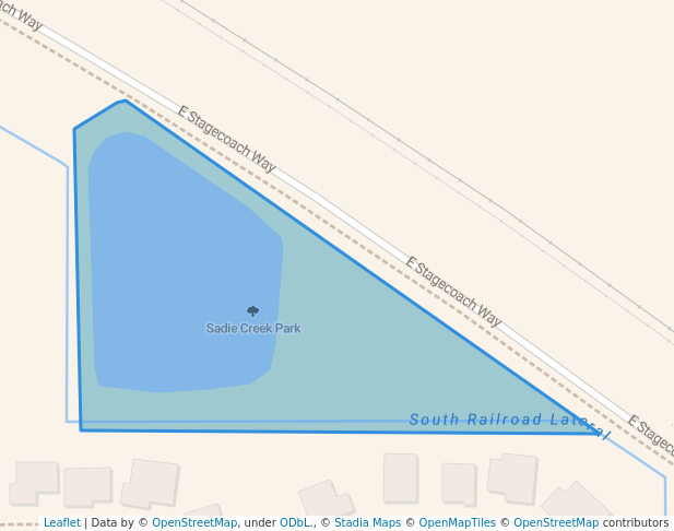 walking in Sadie Creek Park map in Kuna