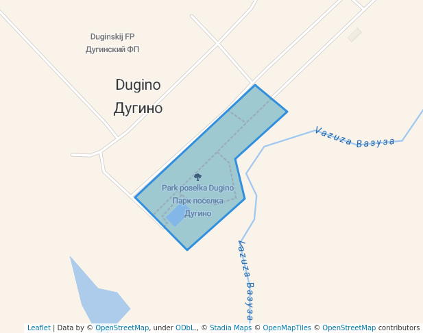 Парк поселка Дугино