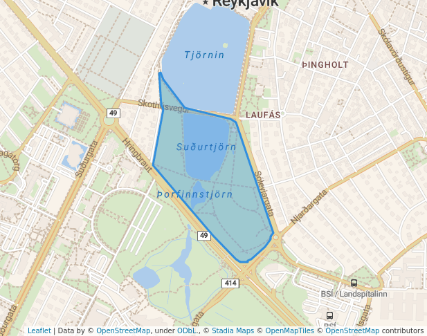 Hljómskálagarðurinn Park