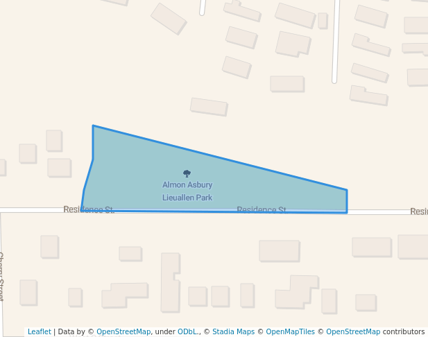 walking in Almon Asbury Lieuallen Park map in Moscow