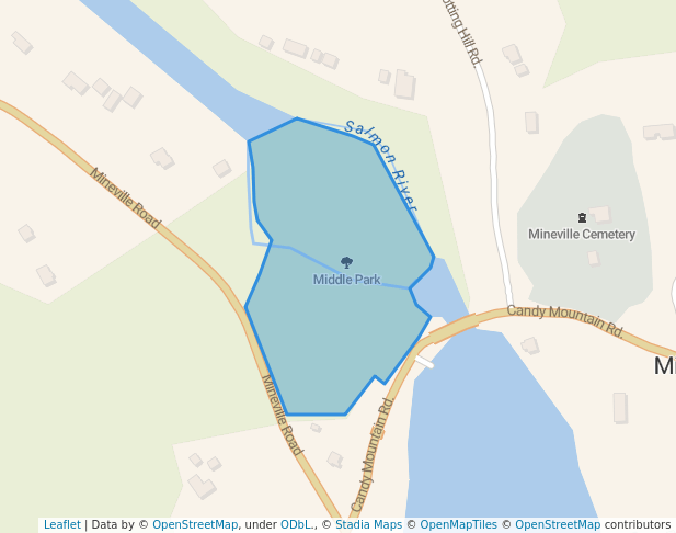 walking in Middle Park map in Mineville