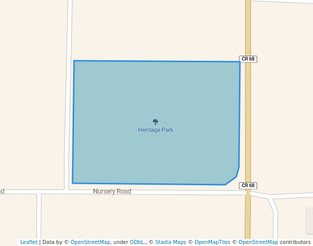 walking in Heritage Park map in Semmes