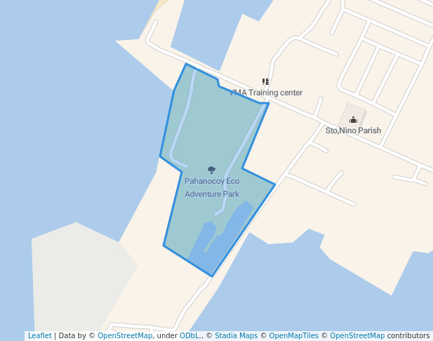 walking in Pahanocoy Eco Adventure Park map in Bacolod