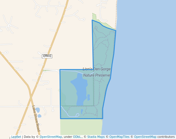 Lion's Den Gorge Nature Preserve