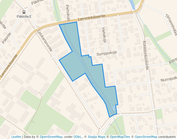 Kanavalehto in Björneborg | Map and Routes