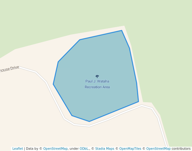 walking in Paul J. Wataha Recreation Area map in Rock Springs