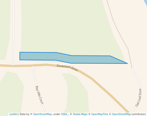 walking in Davenham Road Community Park map in Nanoose Bay