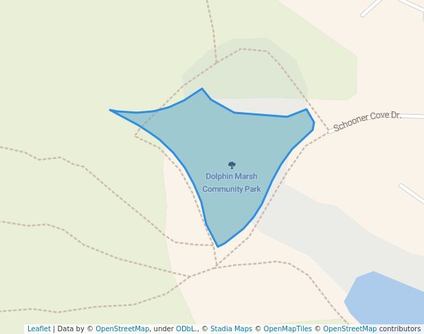 walking in Dolphin Marsh Community Park map in Nanoose Bay