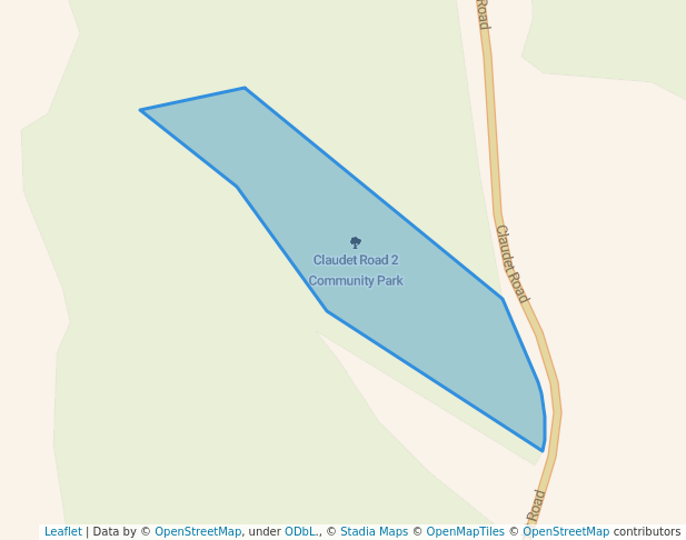 walking in Claudet Road 2 Community Park map in Nanoose Bay