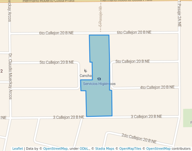 walking in Parque map in Guayaquil