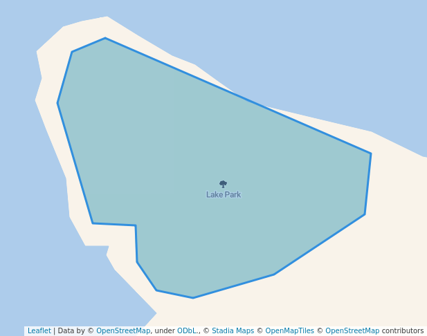 walking in Lake Park map in Rockville