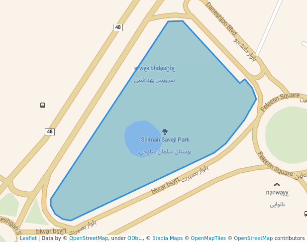 Salman Saveji Park in Saveh | Map and Routes