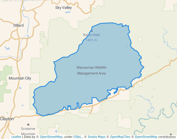 Warwoman Wildlife Management Area