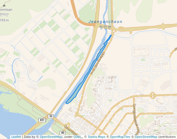 정안천 생태공원