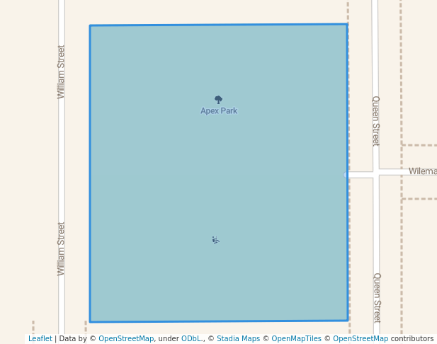 walking in Apex Park map in Rochester