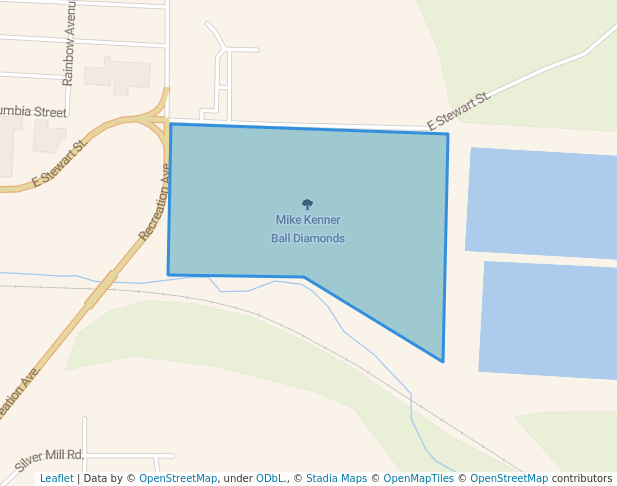walking in Mike Kenner Ball Diamonds map in Vanderhoof