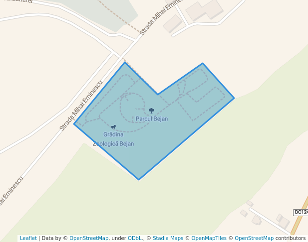 Parcul Bejan in Deva | Map and Routes