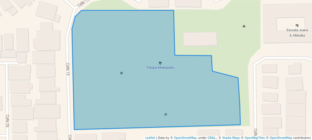 walking in Metropolis Baseball Park map in Carolina