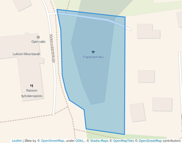 Pappilanhaka in Raisio | Map and Routes