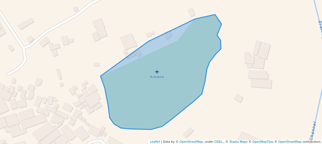 walking in Kokobire map in Lagos