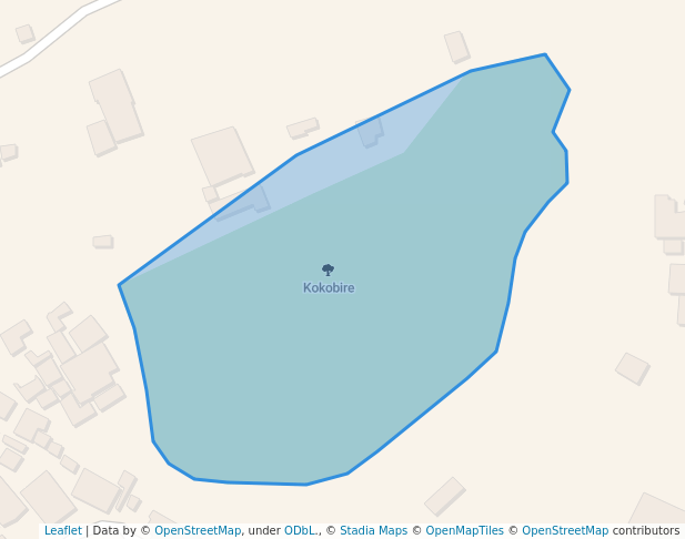 walking in Kokobire map in Lagos