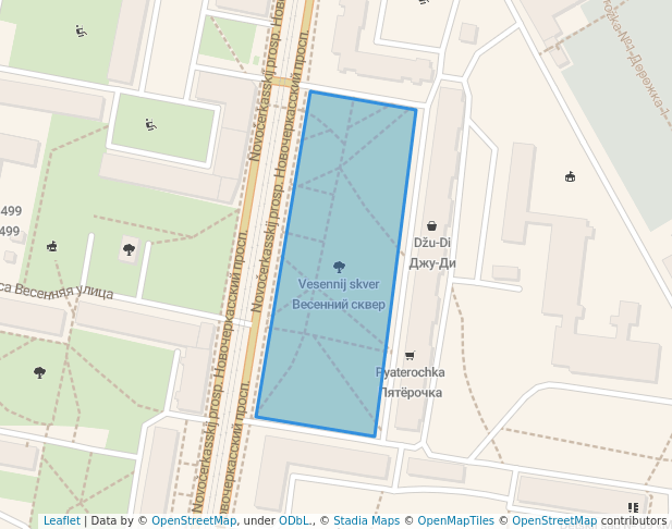 Весенний сквер