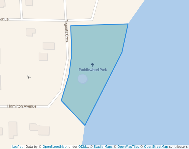 walking in Paddlewheel Park map in Prince George