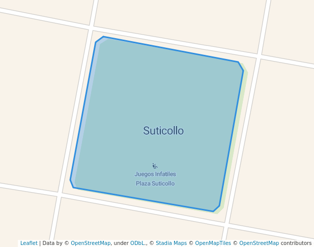 walking in Plaza Central de Suticollo map in Suticollo