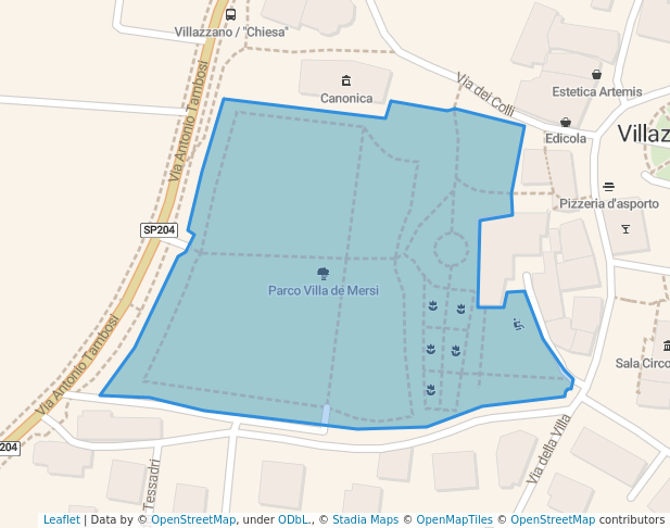 Parco Villa de Mersi