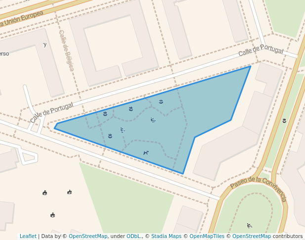 walking in Parque Francia map in Torrejón de Ardoz