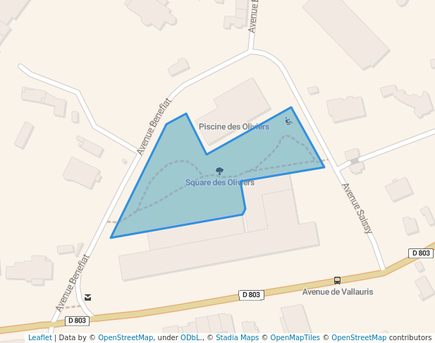 walking in Jardin des Oliviers map in Cannes