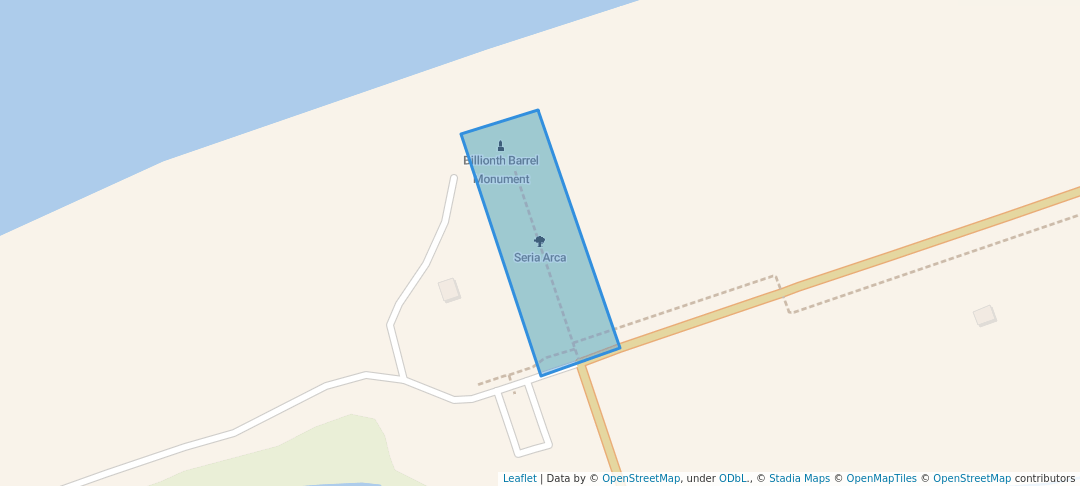 walking in Seria Arca map in Seria