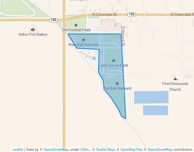 walking in Jurgens Park map in Arthur