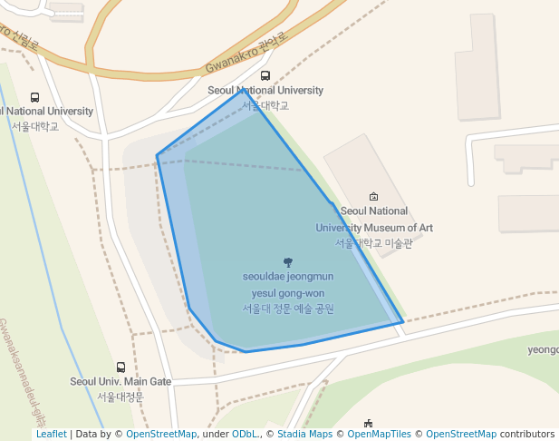 서울대 정문 예술 공원