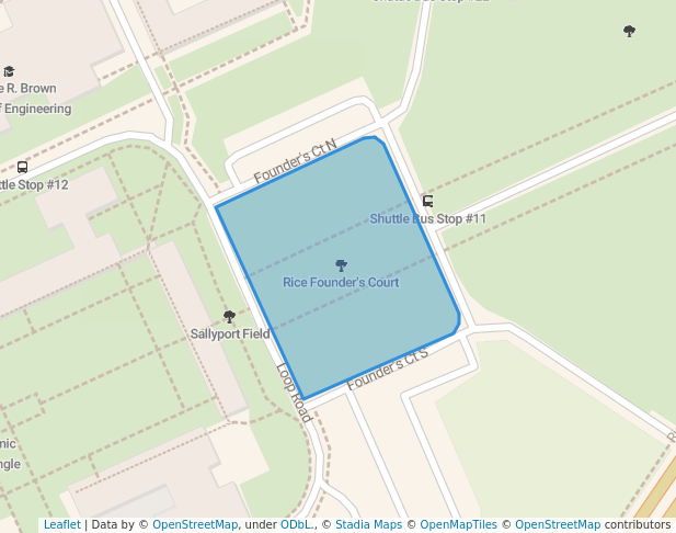 Rice Founder's Court